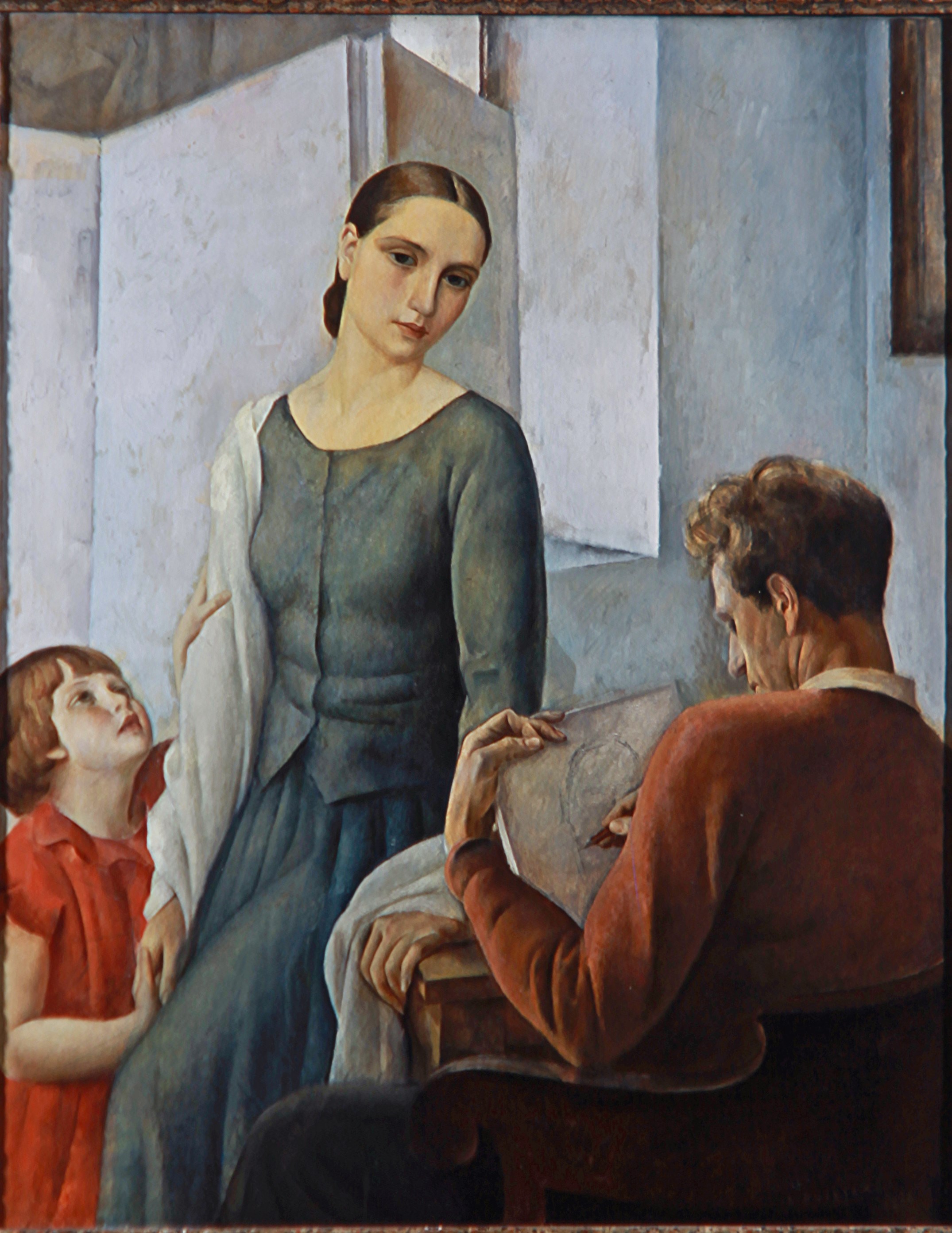 Dans l'atelier du peintre